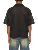 Striped Mesh Boxy Soccer Jersey