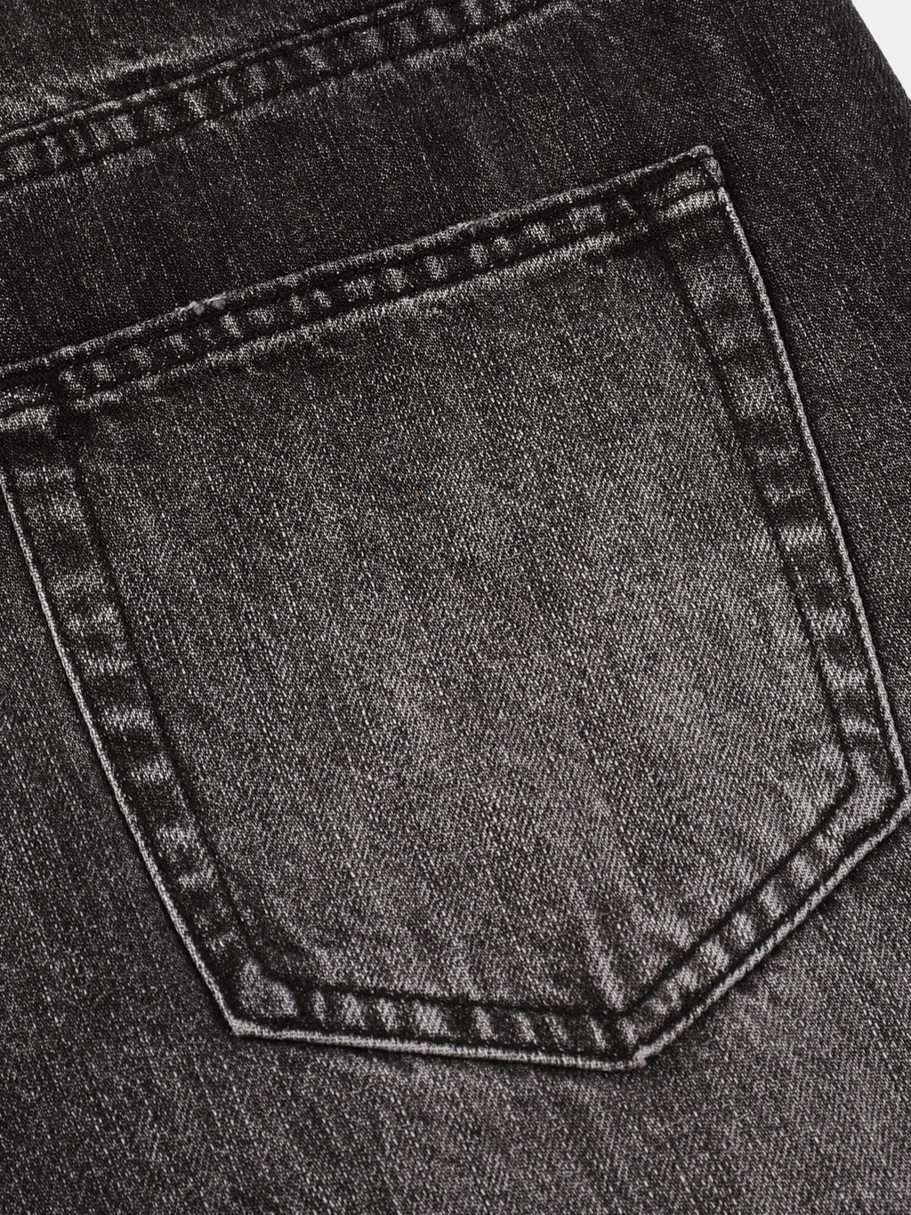 Vintage Wash Wide-Leg Denim