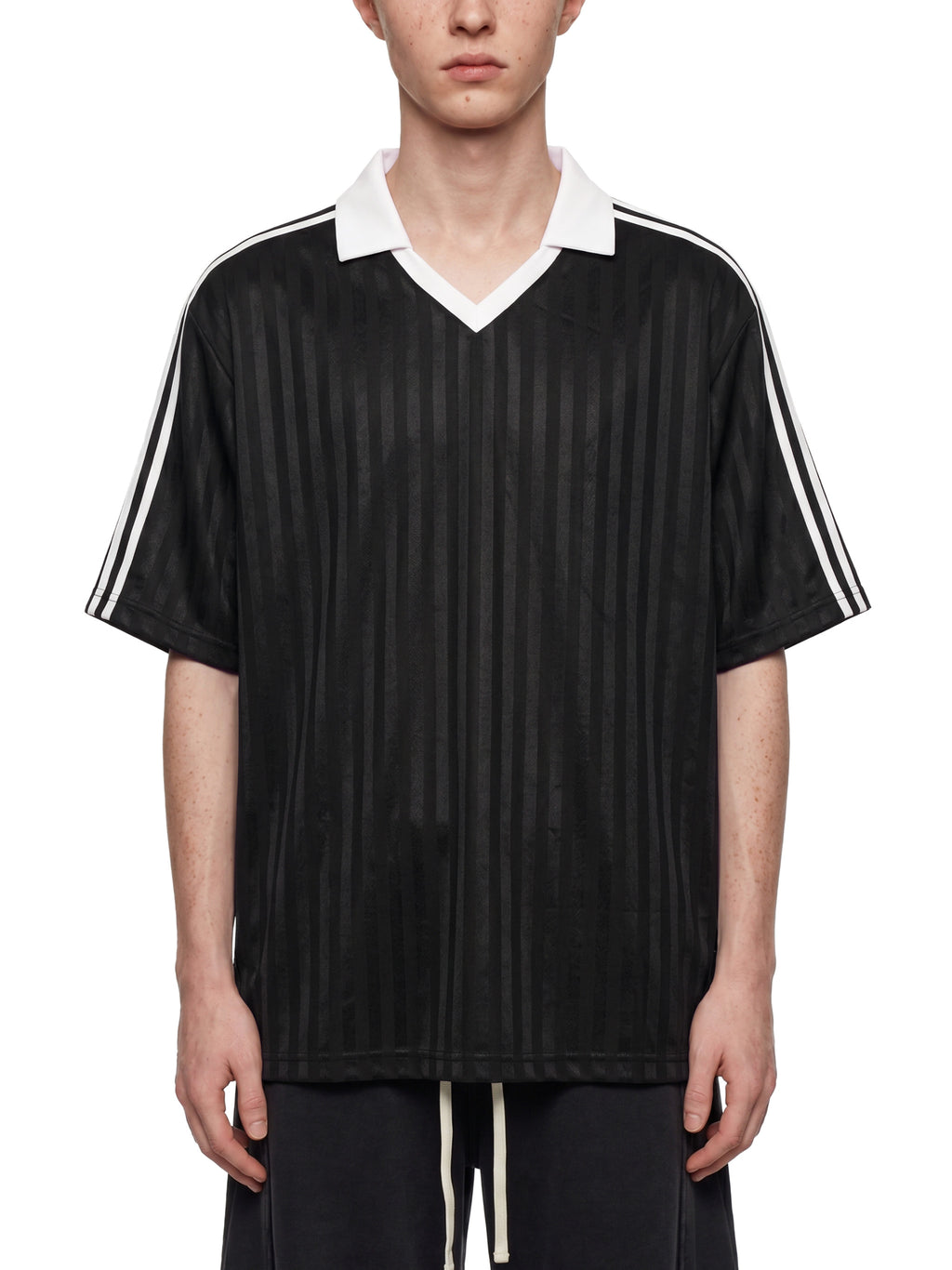 Contrast Stripe Soccer Jersey