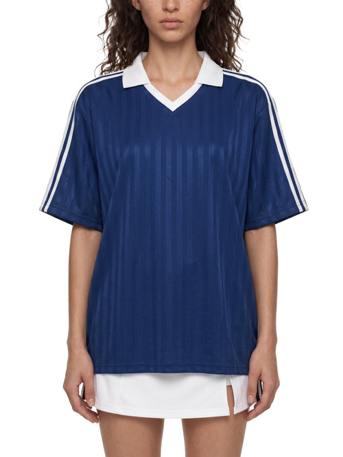 Contrast Stripe Soccer Jersey