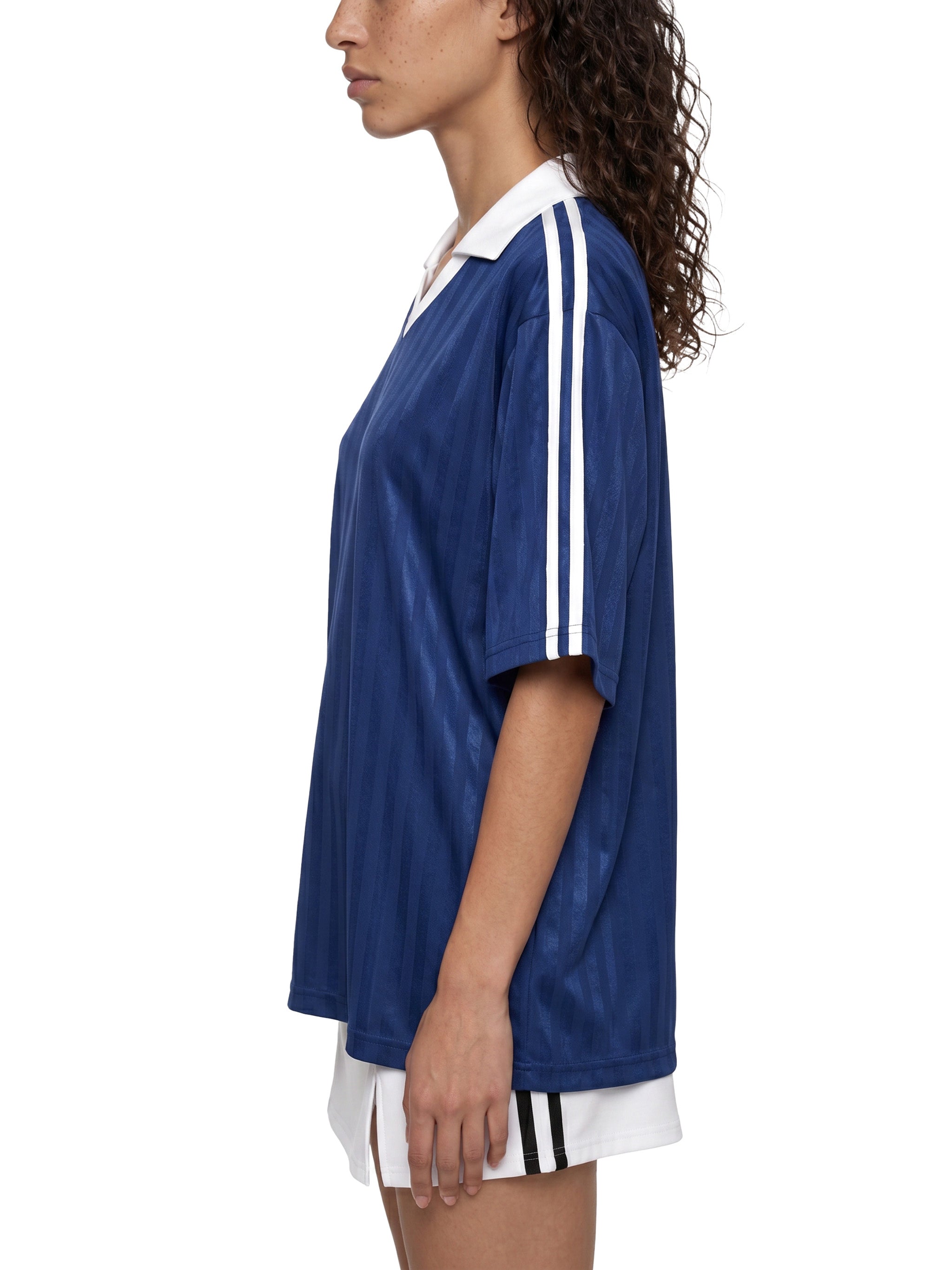 Contrast Stripe Soccer Jersey