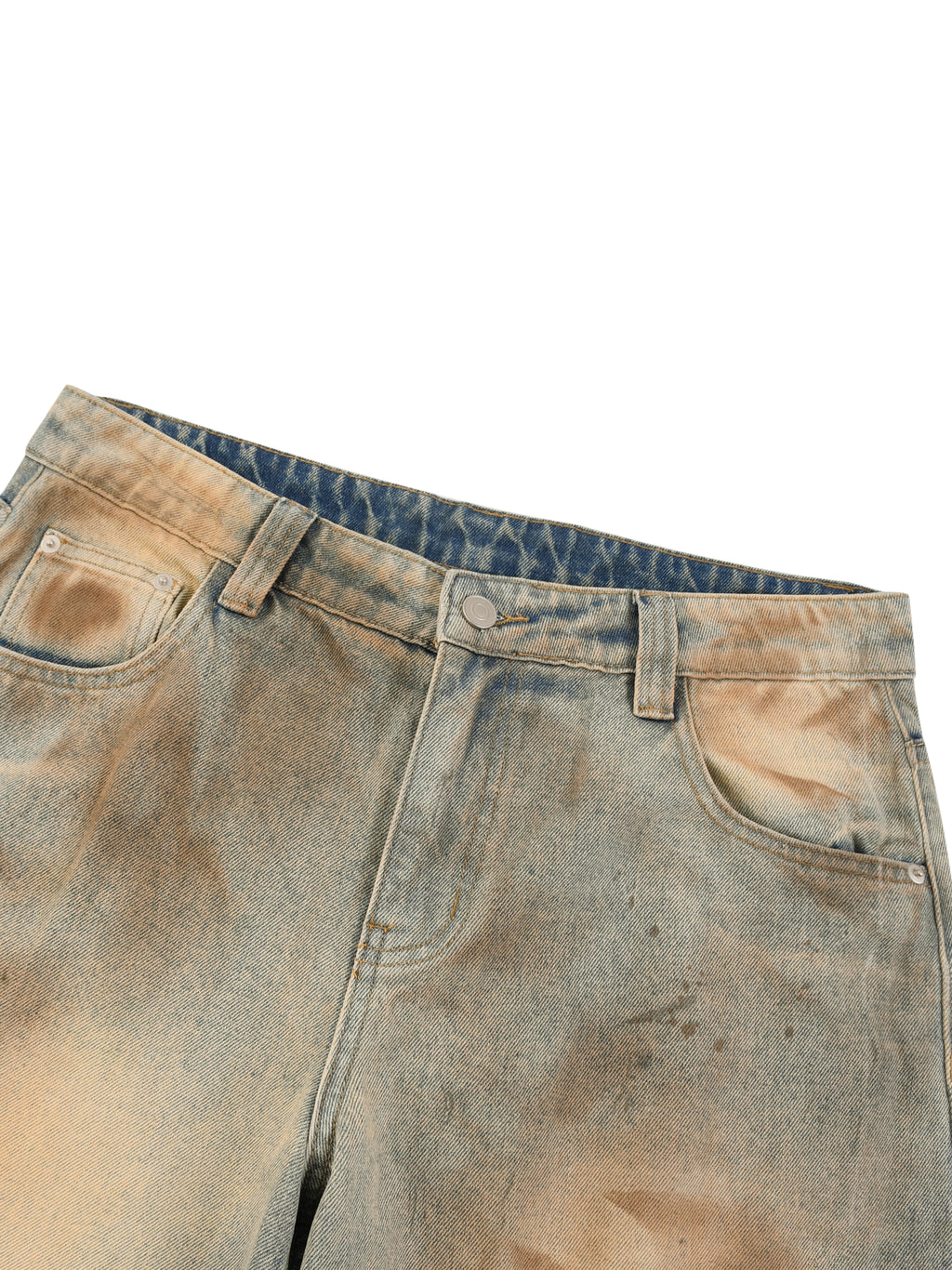 Vintage Wash Barrel-Leg Denim
