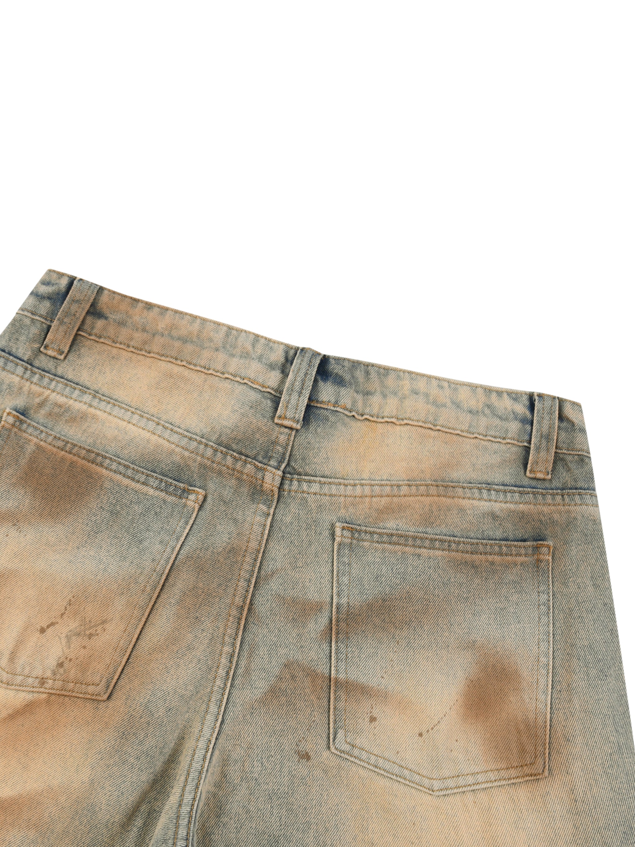 Vintage Wash Barrel-Leg Denim