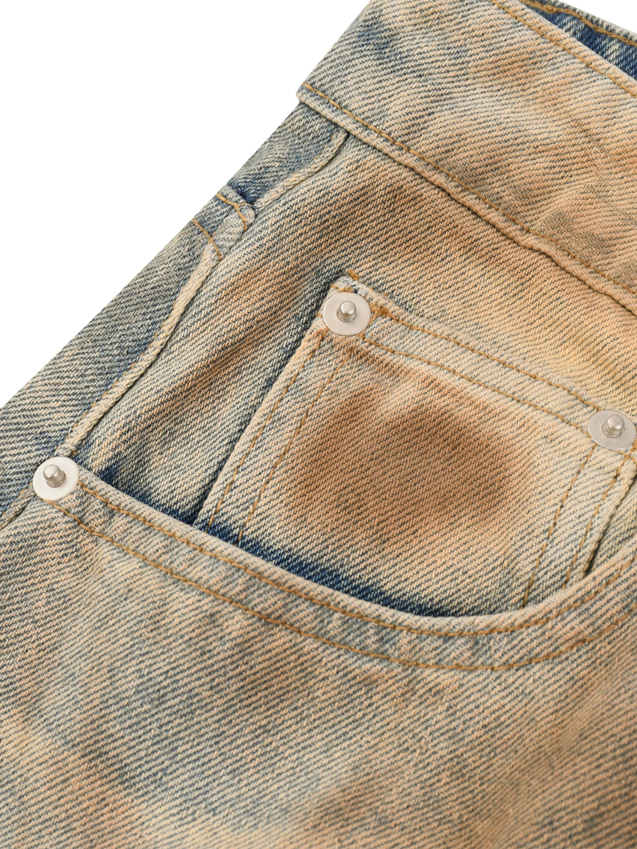 Vintage Wash Barrel-Leg Denim