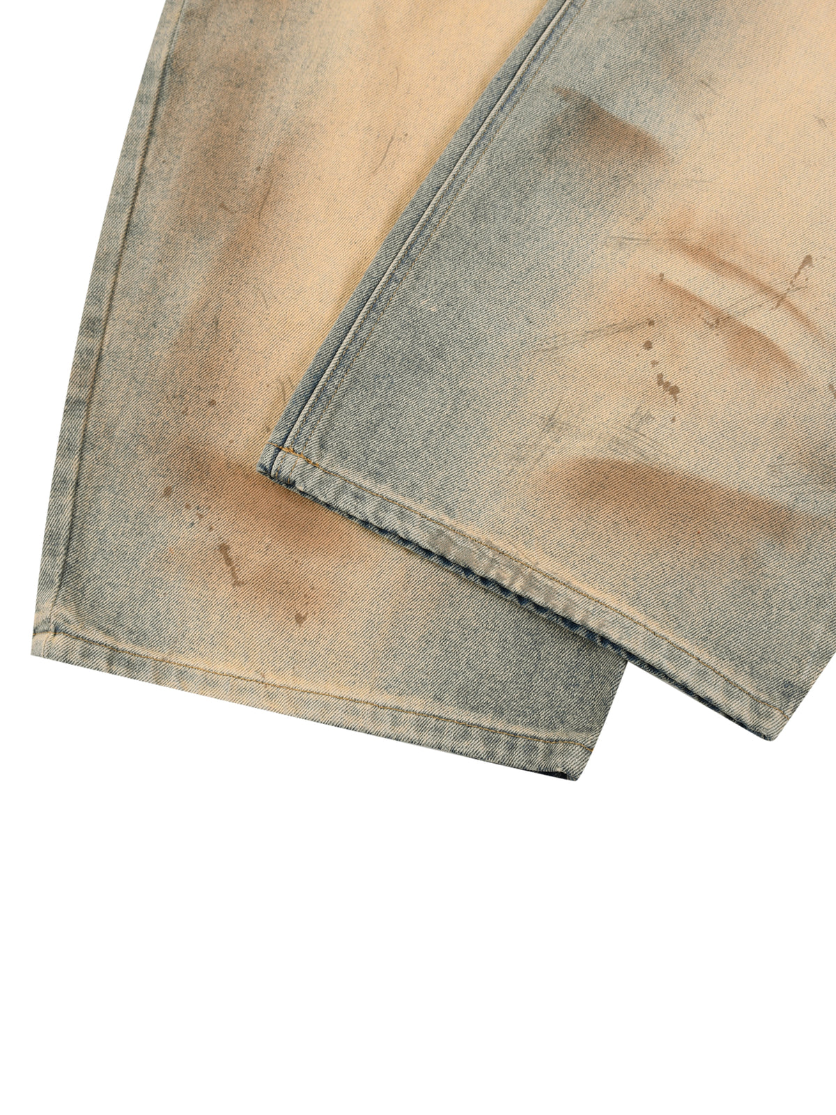 Vintage Wash Barrel-Leg Denim