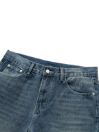 Flared Vintage Wash Denim