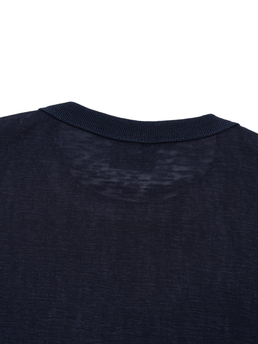 Raw-Edge Lyocell Long Sleeve Tee