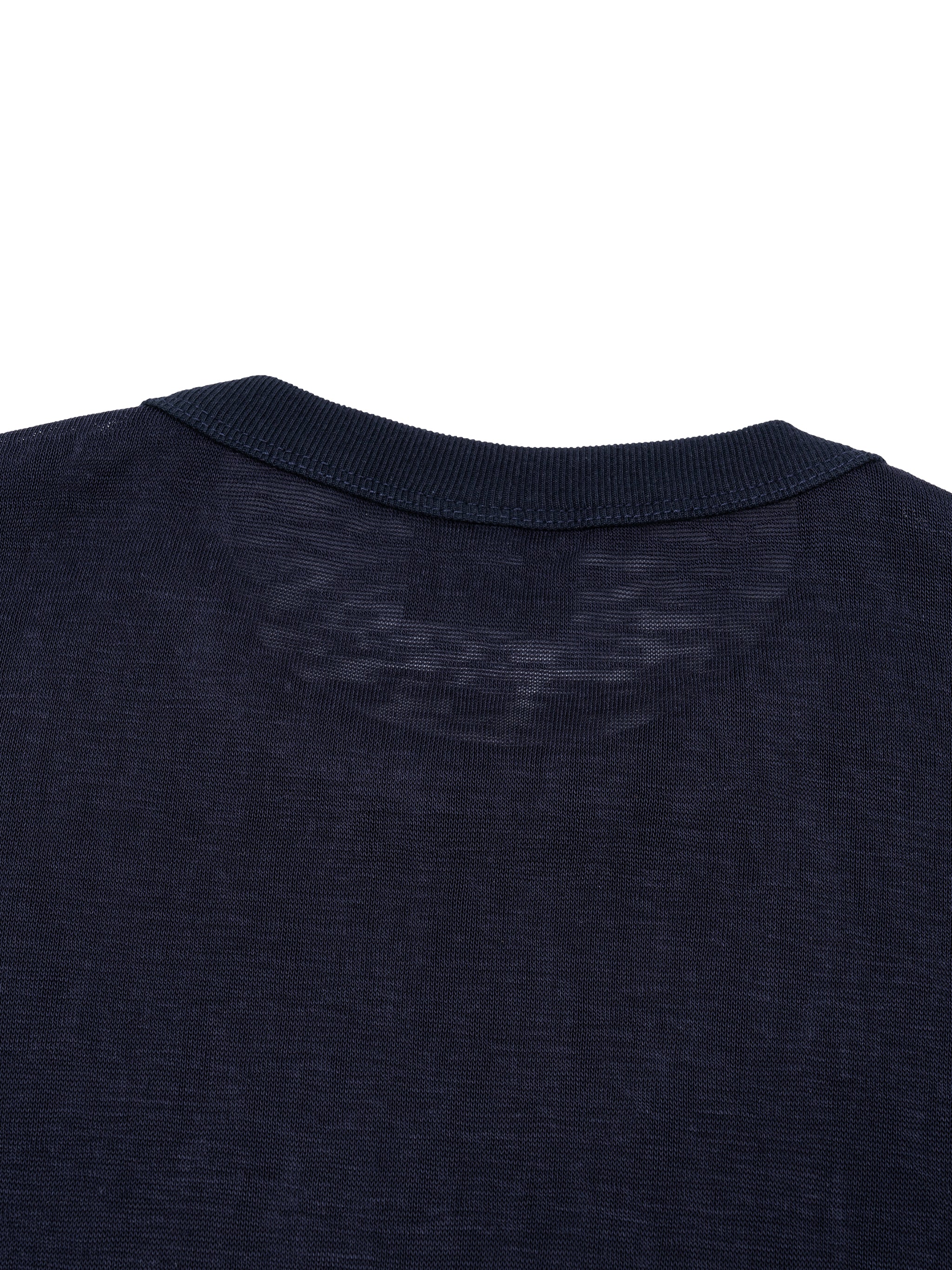Raw-Edge Lyocell Long Sleeve Tee