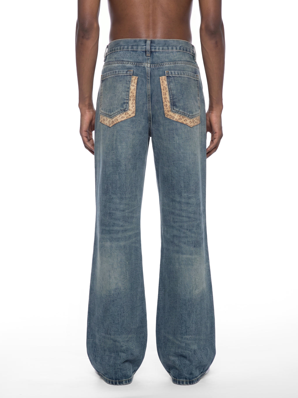 Flared Vintage Wash Denim