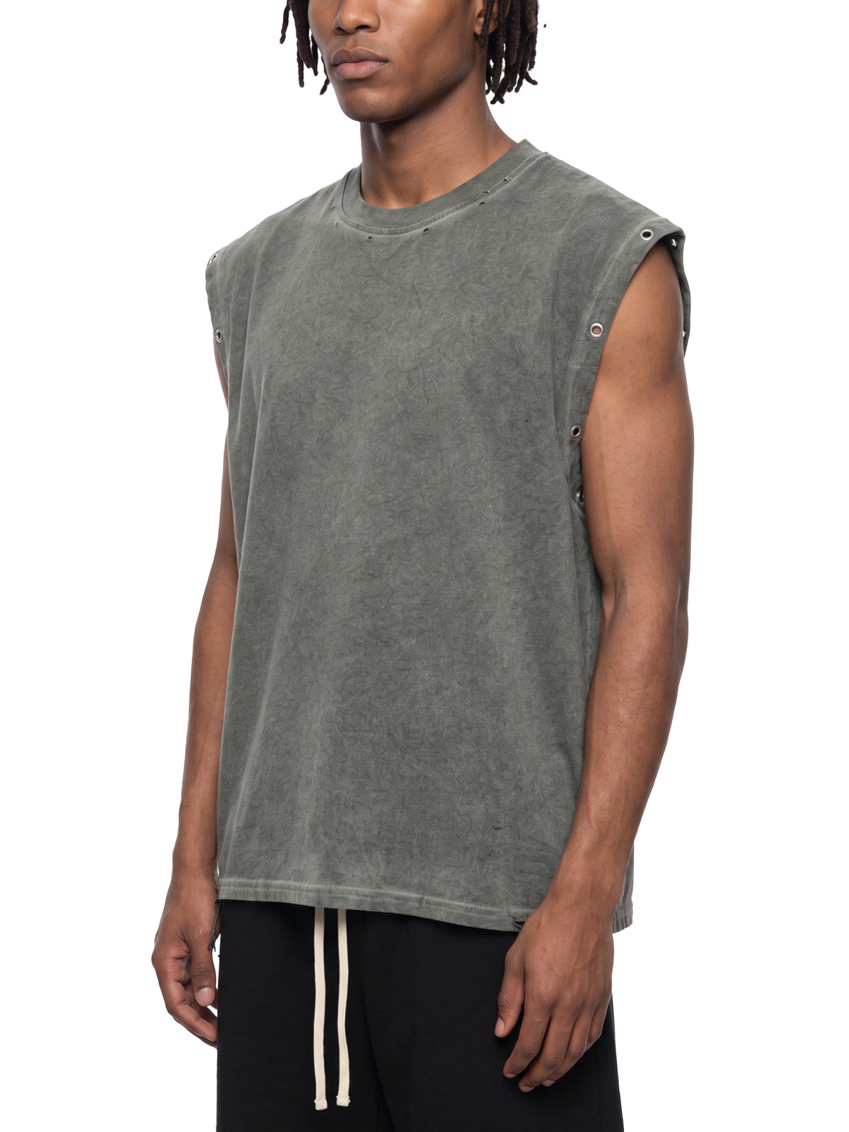 Grommet Distressed Tank