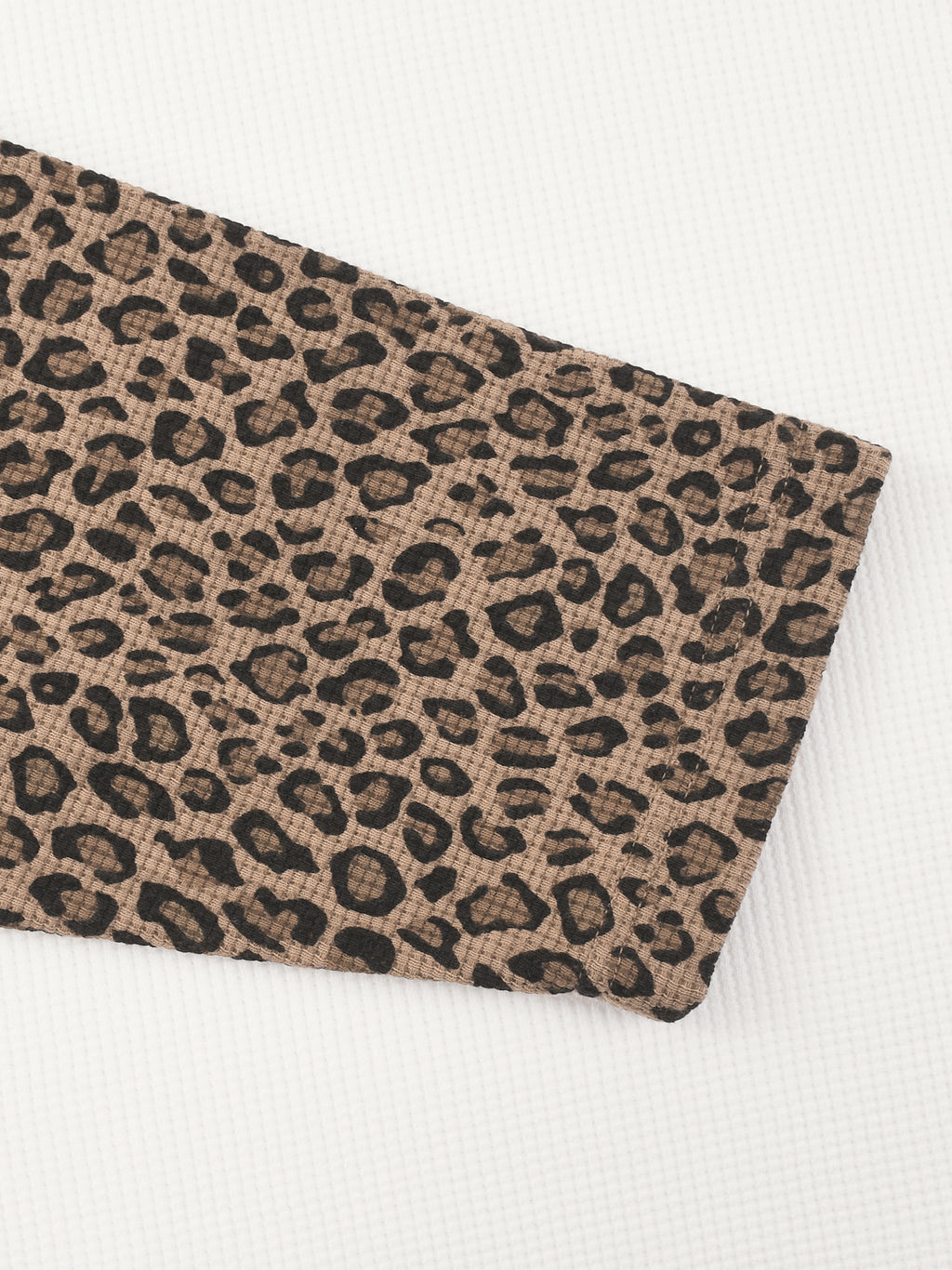 Leopard Panel Raglan Long Sleeve Tee