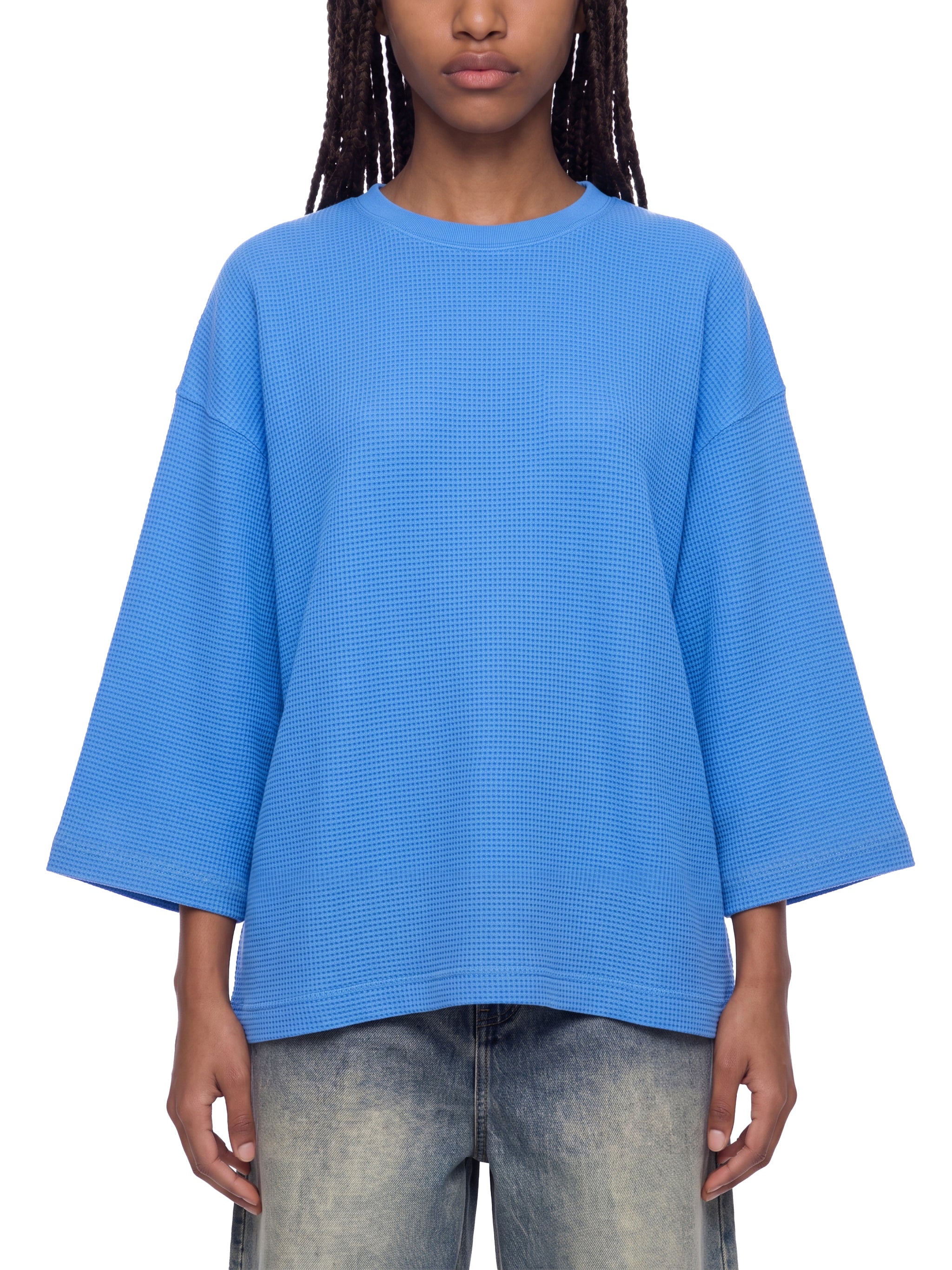 Waffle Boxy Tee