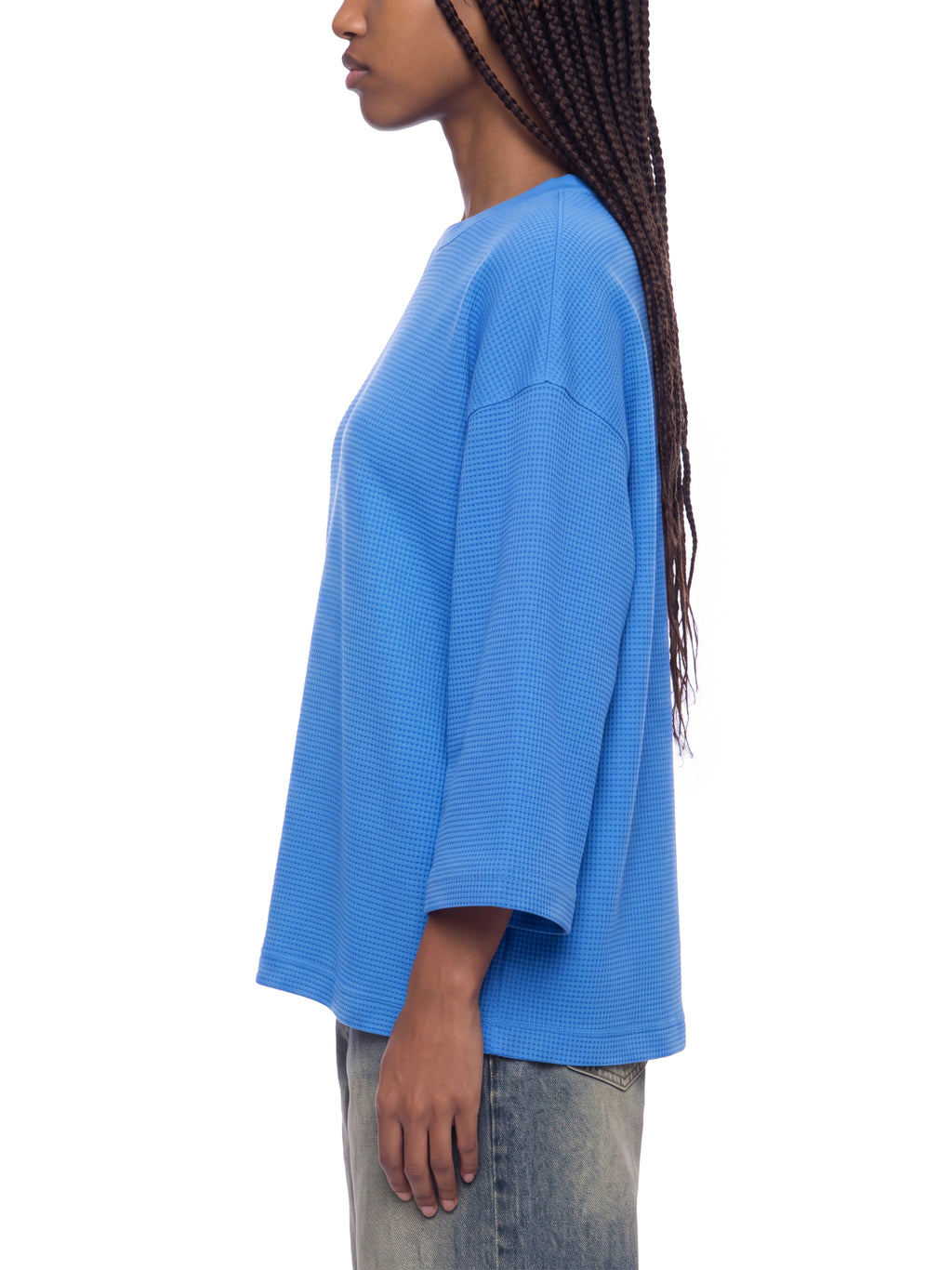 Waffle Boxy Tee