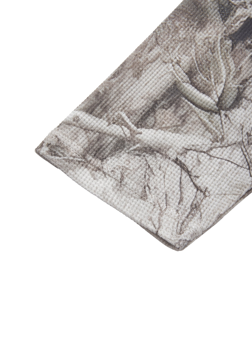 Tree Camo Waffle Long Sleeve Tee
