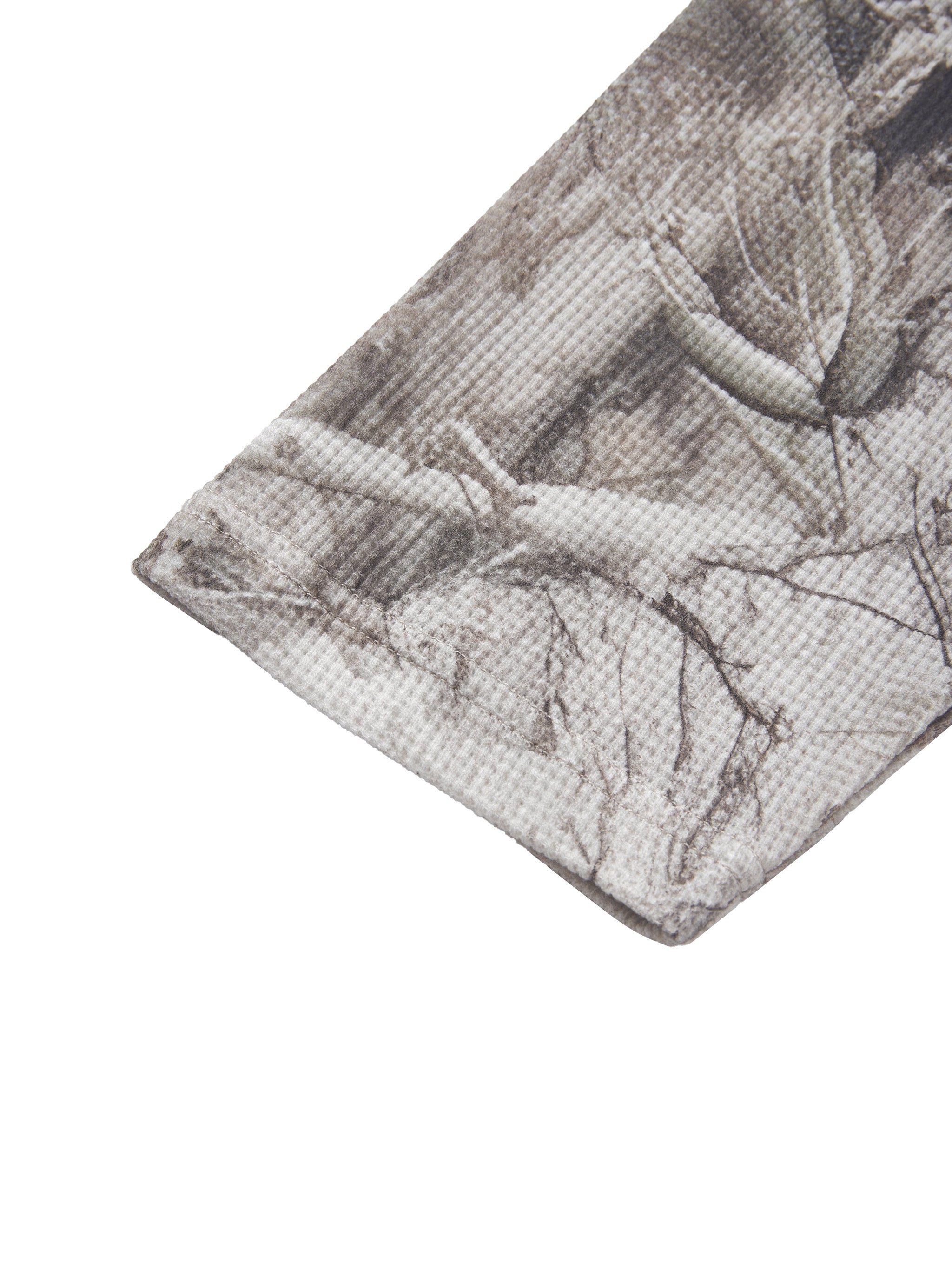 Tree Camo Waffle Long Sleeve Tee