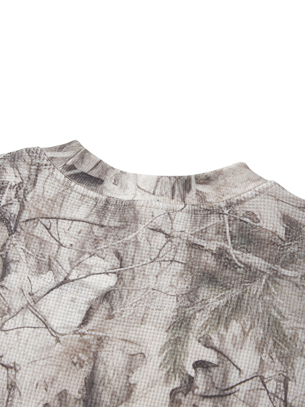 Tree Camo Waffle Long Sleeve Tee