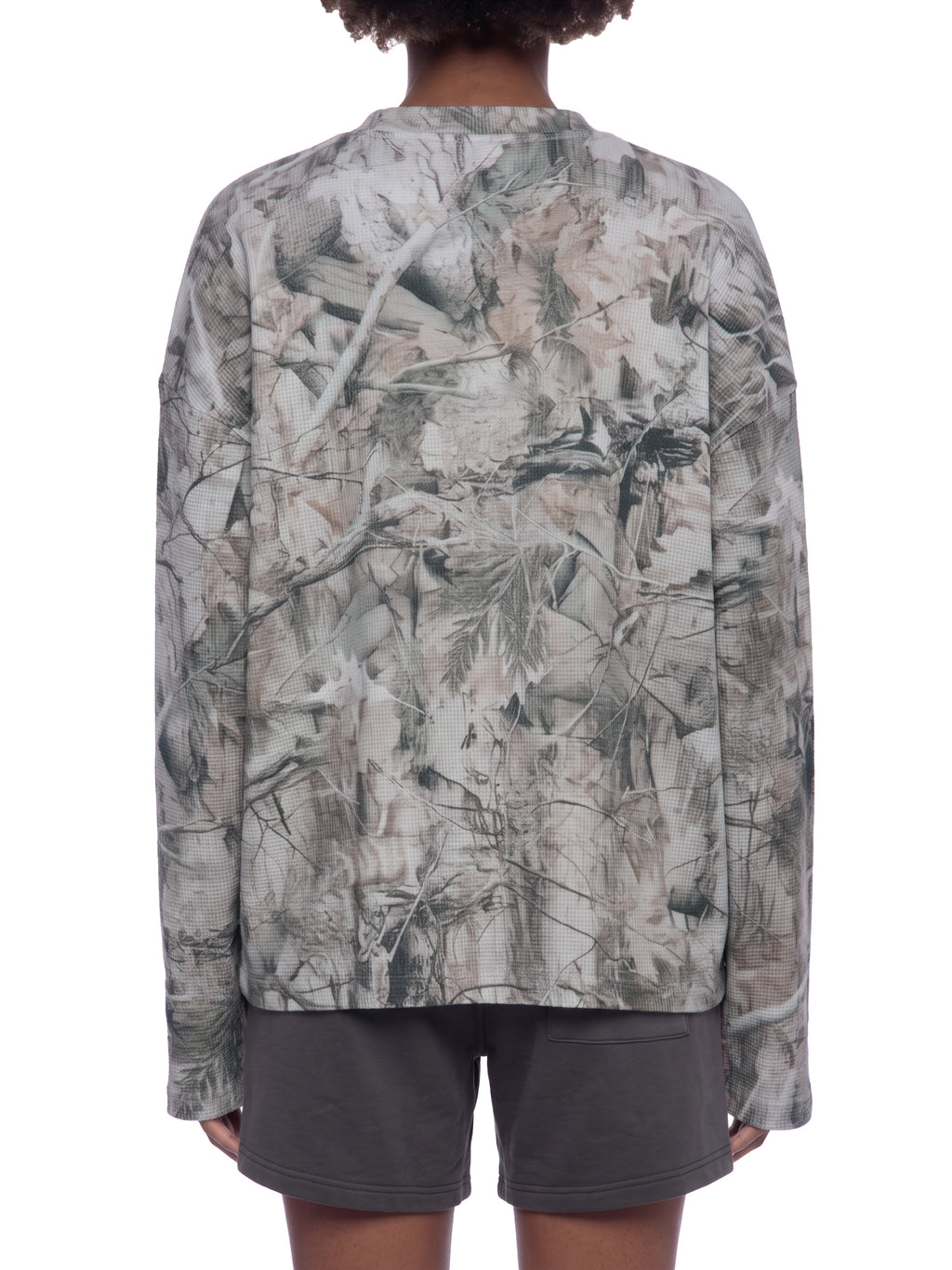 Tree Camo Waffle Long Sleeve Tee
