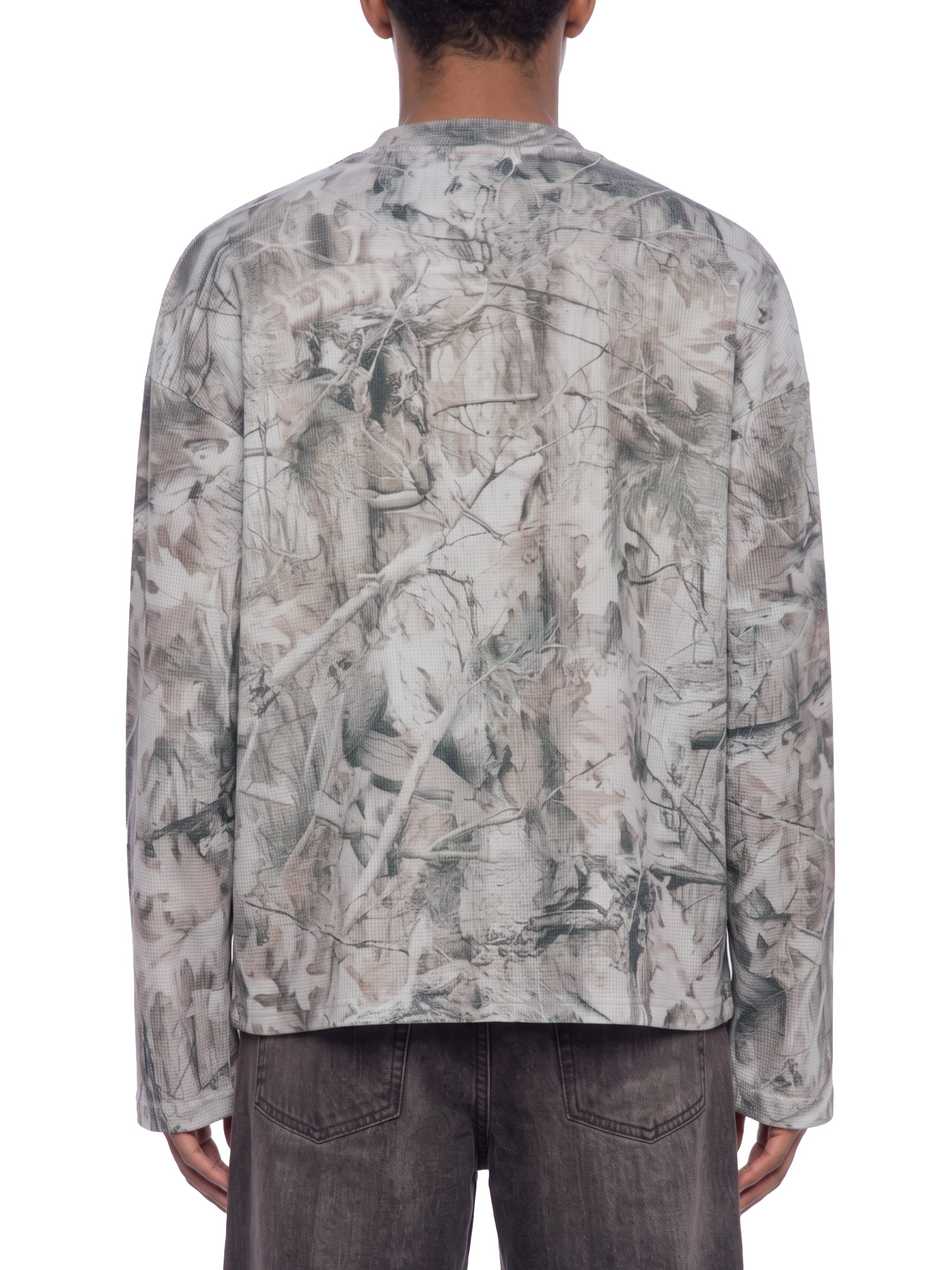 Tree Camo Waffle Long Sleeve Tee
