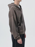 Sunfade Frayed Zip Hoodie